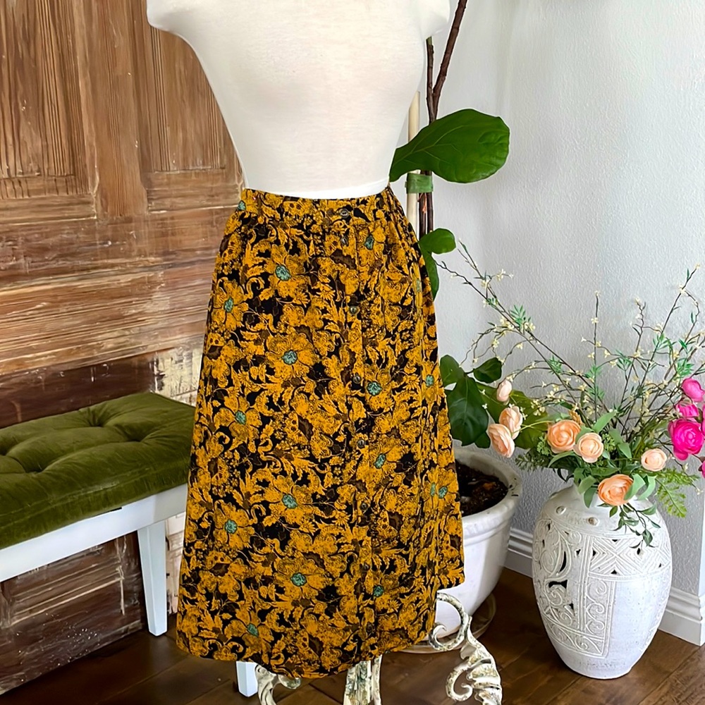 Polyester A line skirt.